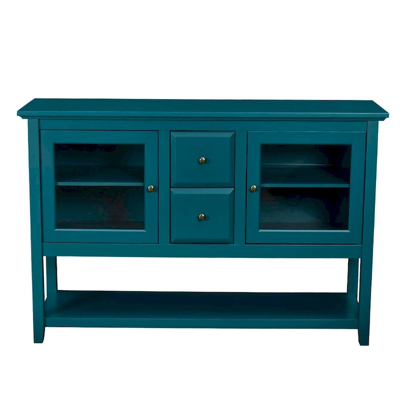 Buffet de 52 po avec étagères réglables, Armoire de rangement