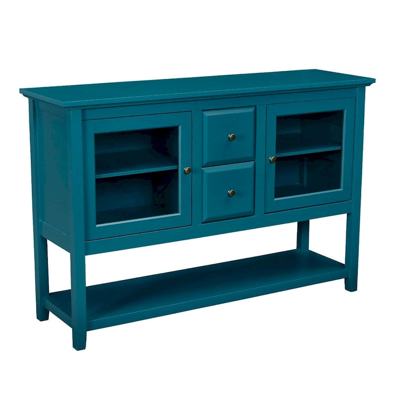Buffet de 52 po avec étagères réglables, Armoire de rangement