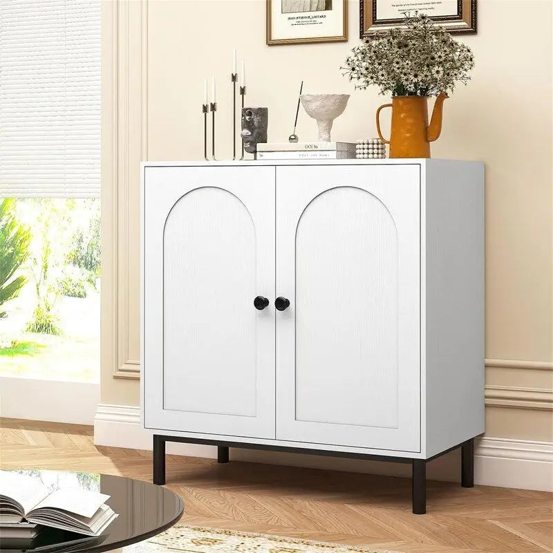 Meuble de rangement de salle de bain avec portes et étagères - 15,75P x 29,53L x 31,5H