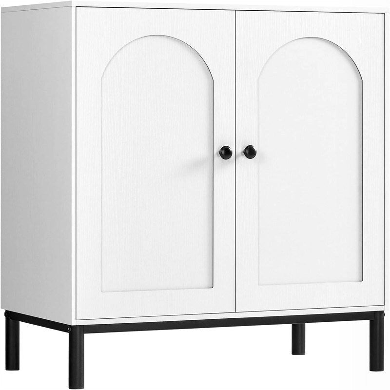 Meuble de rangement de salle de bain avec portes et étagères - 15,75P x 29,53L x 31,5H