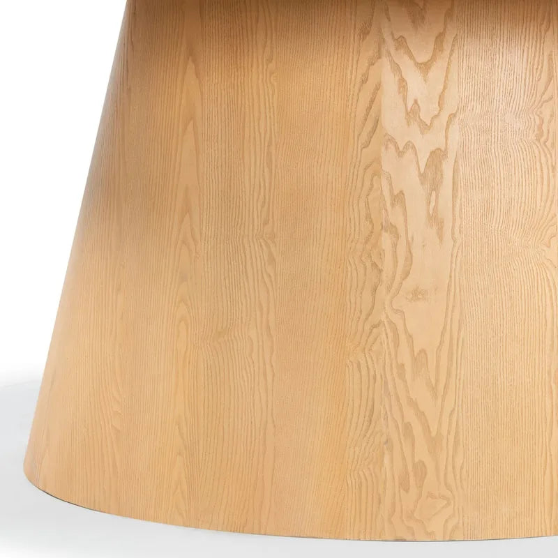 Table de salle à manger ovale en bois de 79 po - Naturel - 79 larg. x 46 prof. x 30 haut.