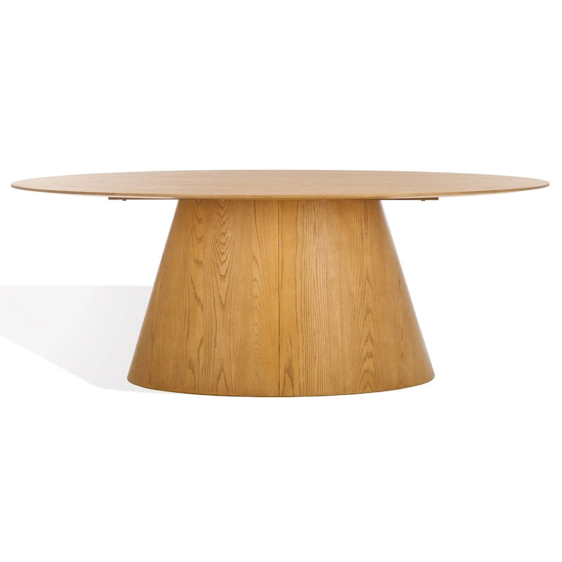 Table de salle à manger ovale en bois de 79 po - Naturel - 79 larg. x 46 prof. x 30 haut.