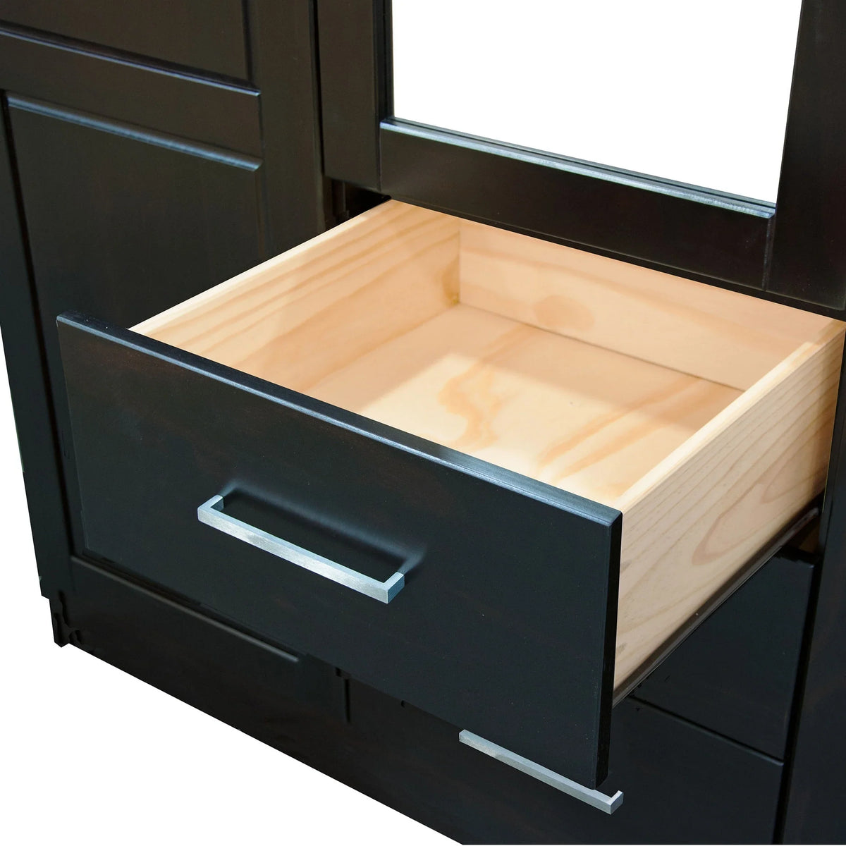 Armoire Palace Imports Cosmo à 3 portes en bois massif à 100 %, avec portes en bois massif ou miroirs
